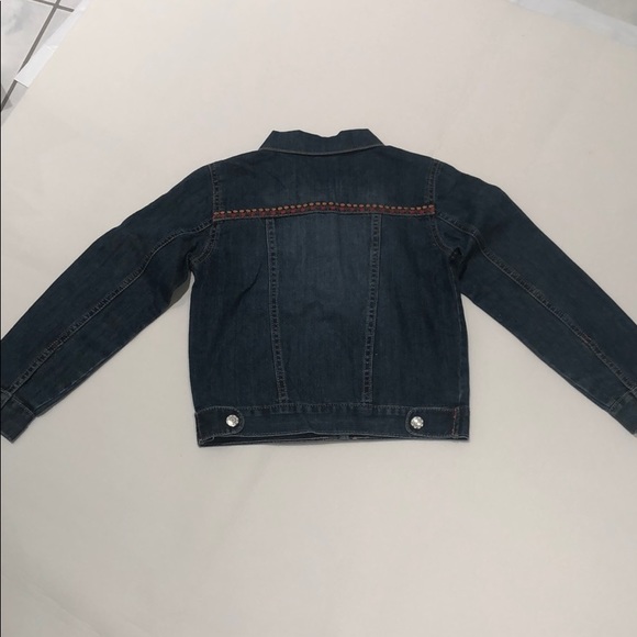 Gymboree denim jacket with embroidery - Picture 2 of 4
